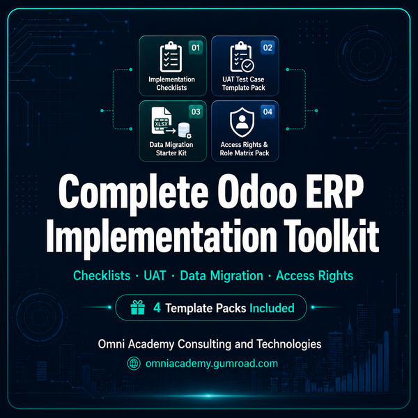 odoo erp checklist